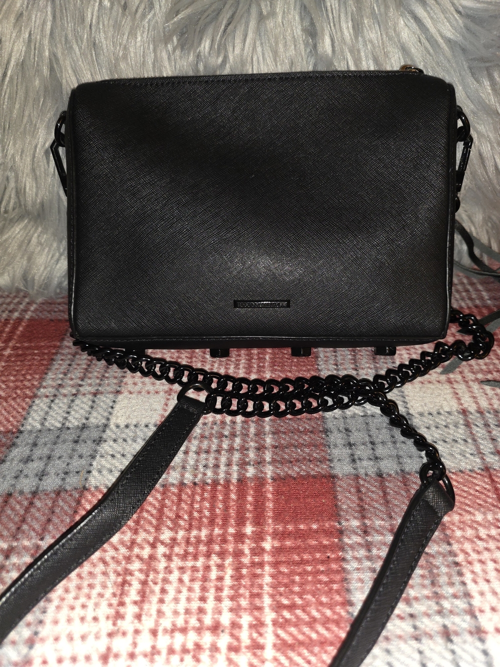 Rebecca Mankoff Black Crossbody Chain Shoulder Bag - Unknown Brand
